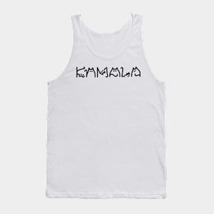 Kamala-Harris-Cat-Lettering-Positive Tank Top